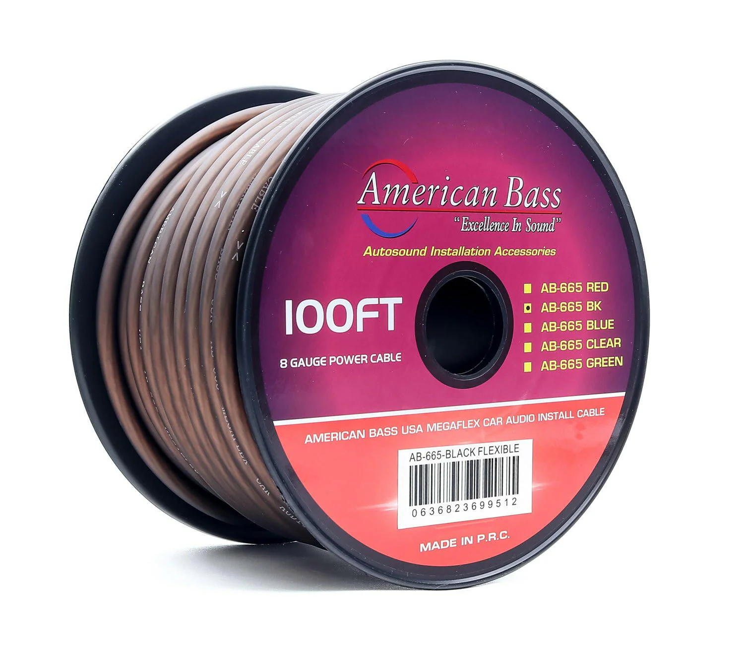 8 Gauge Mega Flex Power Cable 100ft Roll - Image 2