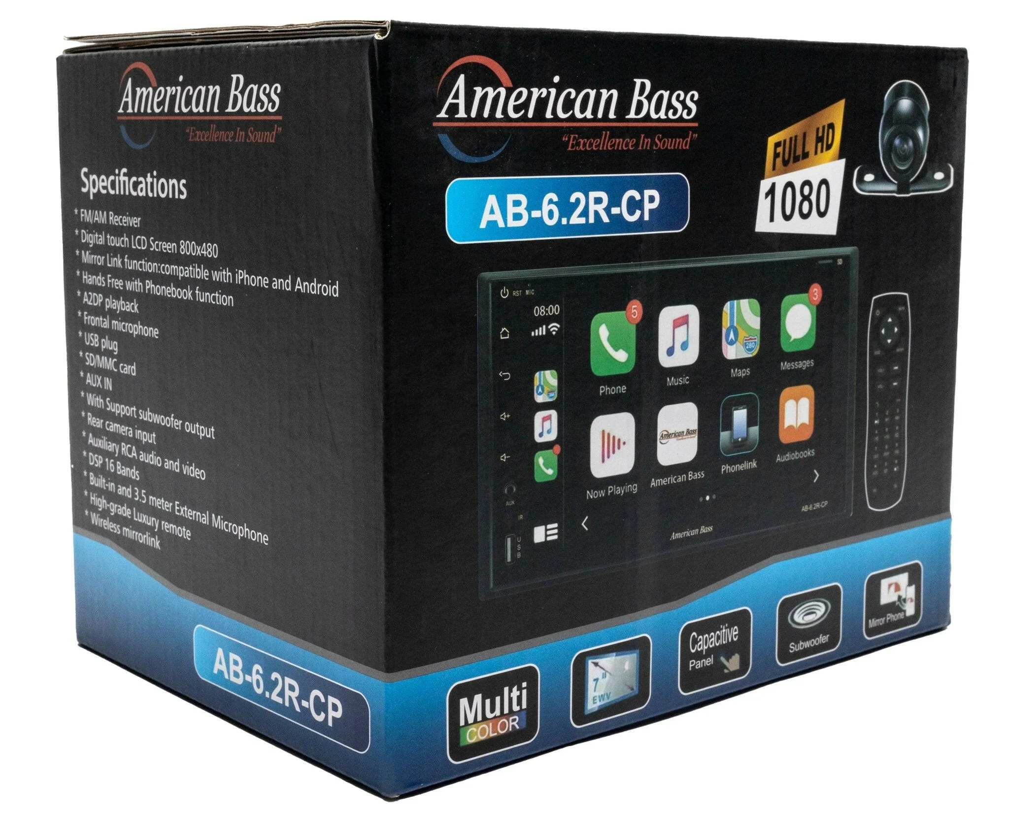 American Bass Car Play Radio 6.2R - Image 4