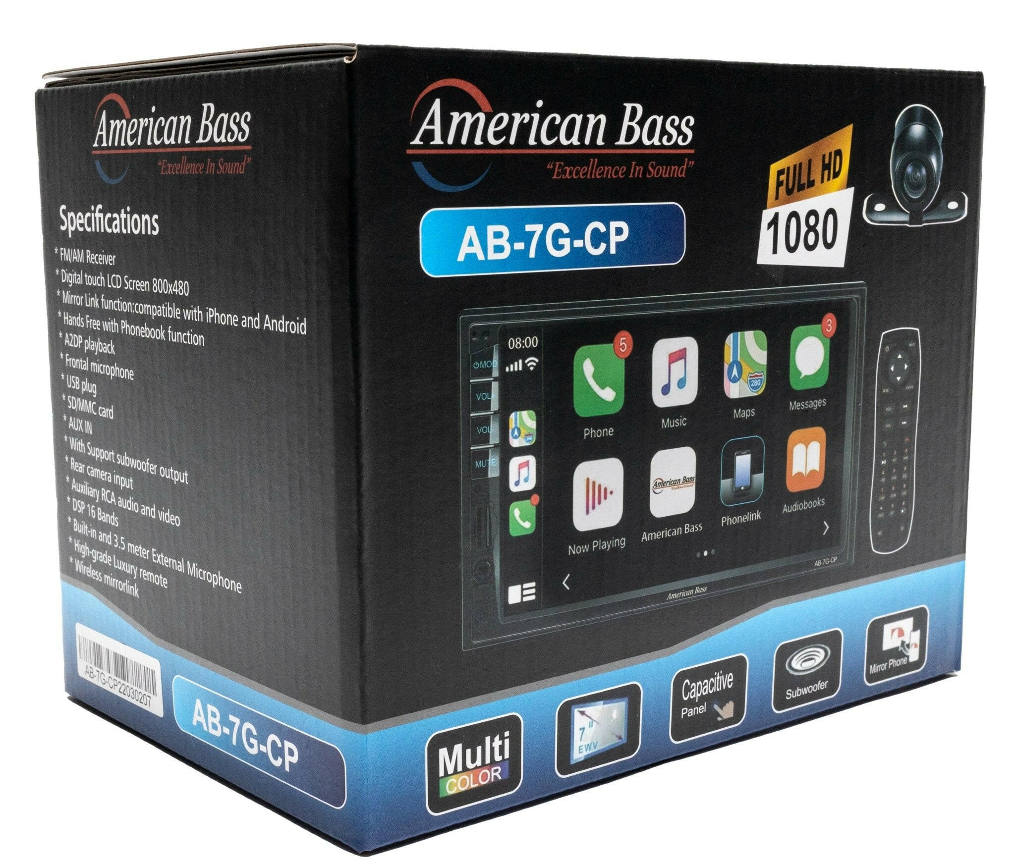 American Bass Car Play Radio 7G - Image 6