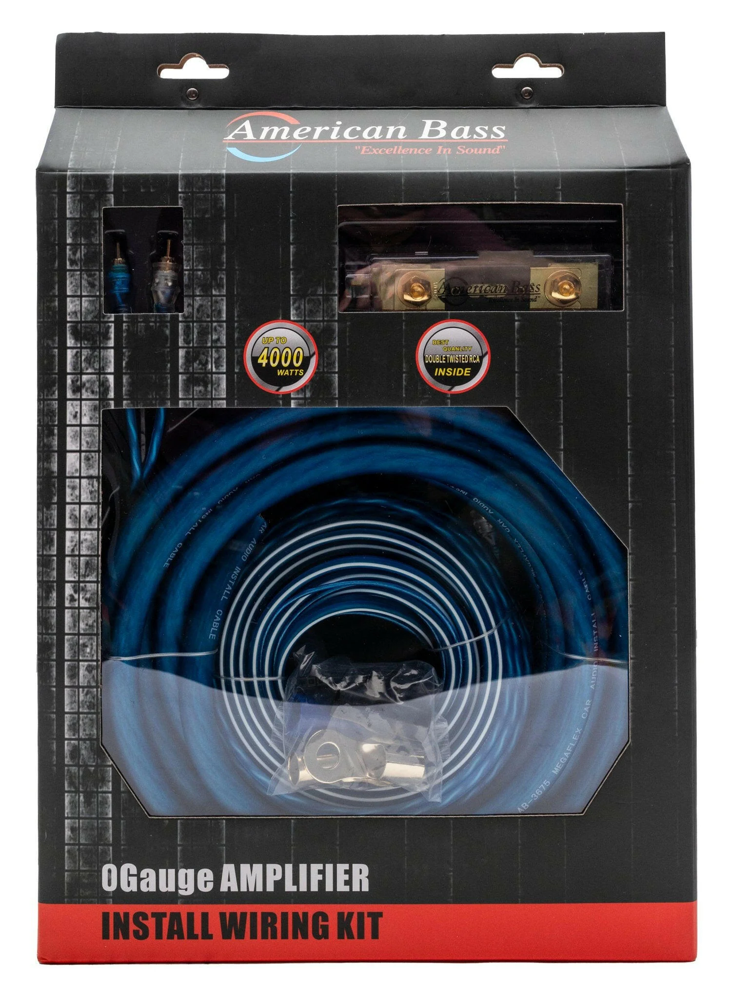 American Bass 0 Gauge Complete CCA (Copper Clad Aluminum) Amplifier Wiring Kit - Car Audio Amp Install Kit with Power, Ground & RCA Cables - Image 13
