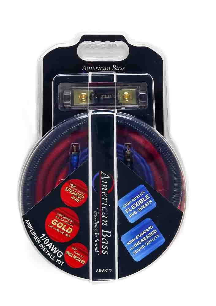 American Bass 0 Gauge Complete CCA (Copper Clad Aluminum) Amplifier Wiring Kit - Car Audio Amp Install Kit with Power, Ground & RCA Cables - Image 4