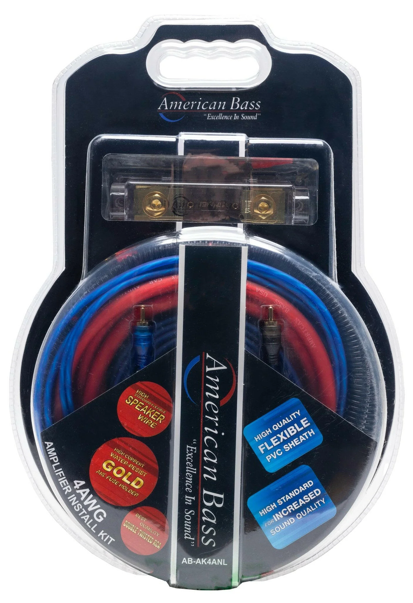 American Bass 4 Gauge Complete CCA (Copper Clad Aluminum) Amplifier Wiring Kit - Car Audio Amp Install Kit with Power, Ground & RCA Cables - Image 3