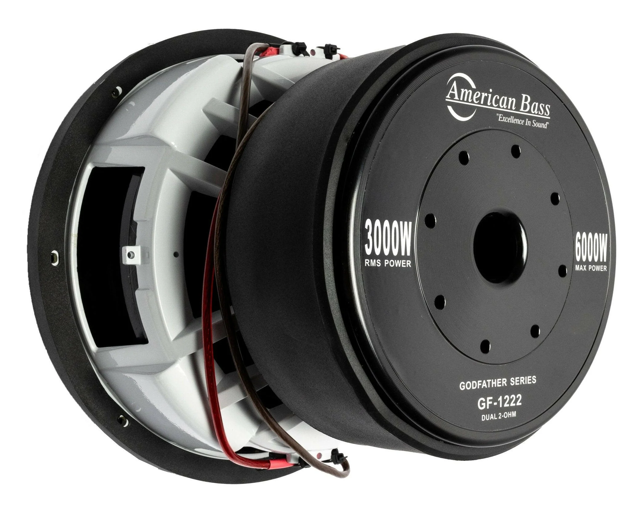 Godfather 12″ Car Subwoofer | 3000 Watts RMS | Dual Voice Coil 1 Ohm or 2 Ohm - Image 2