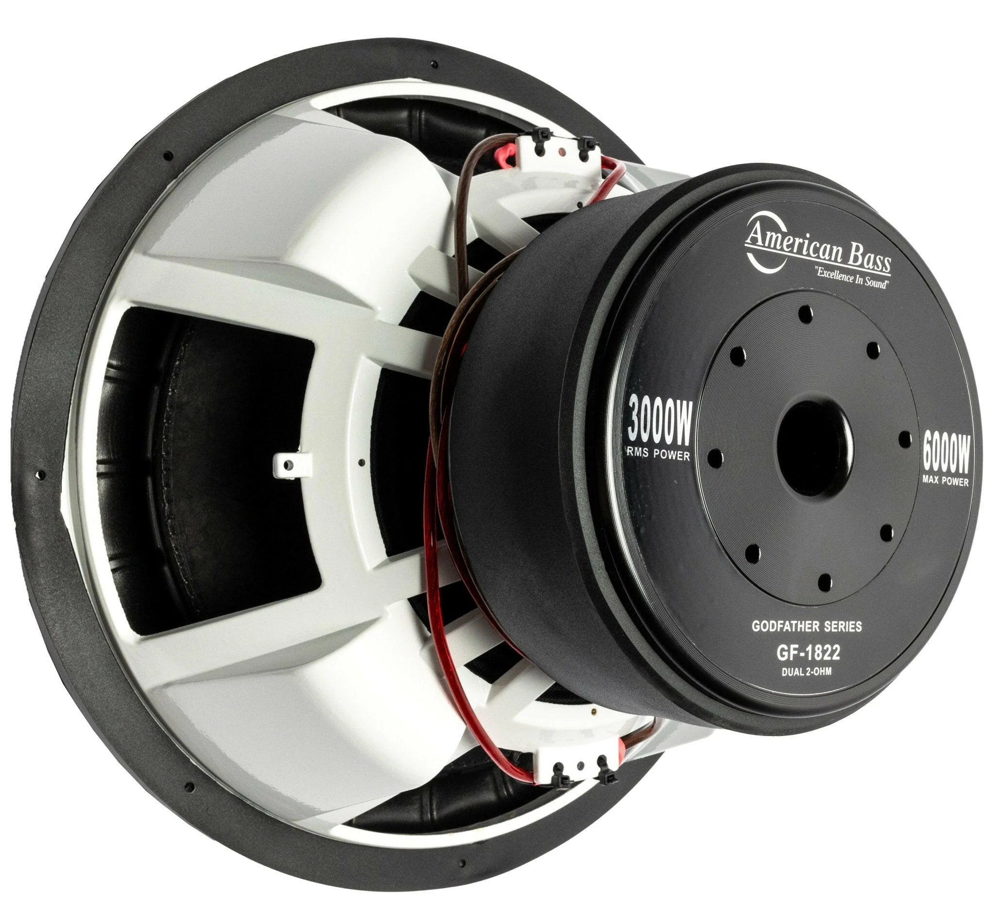 Godfather 18″ Car Subwoofer | 3000 Watts RMS | Dual Voice Coil 1 Ohm or 2 Ohm - Image 2