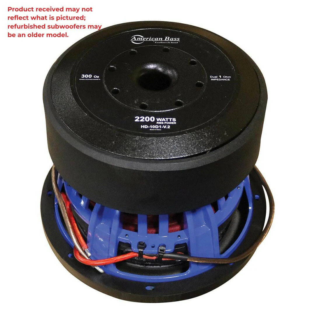 HD 10" Subwoofer Refurbished - Image 5