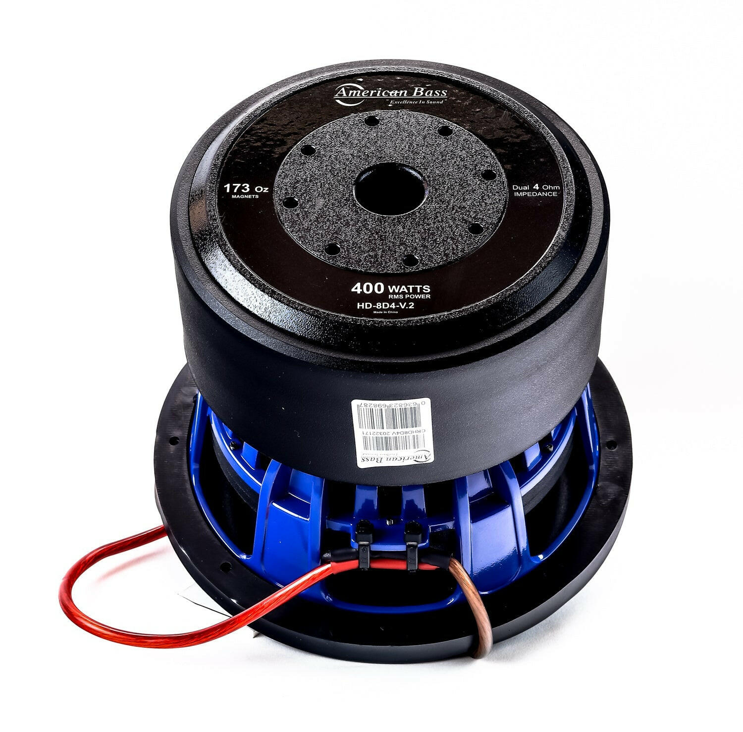 HD 8″ Car Subwoofer | 400 Watts RMS | Dual Voice Coil 2 Ohm or 4 Ohm - Image 2