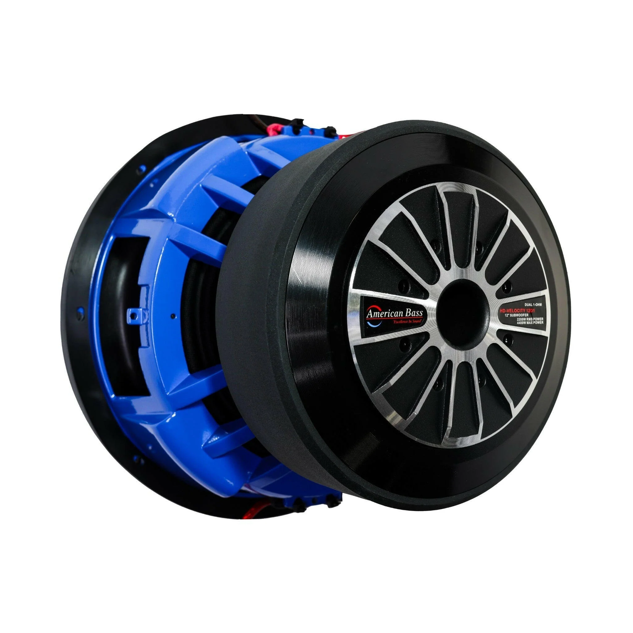 HD Velocity 12"  Car Subwoofer | 2200 Watts RMS | Dual Voice Coil 1 Ohm or 2 Ohm - Image 3