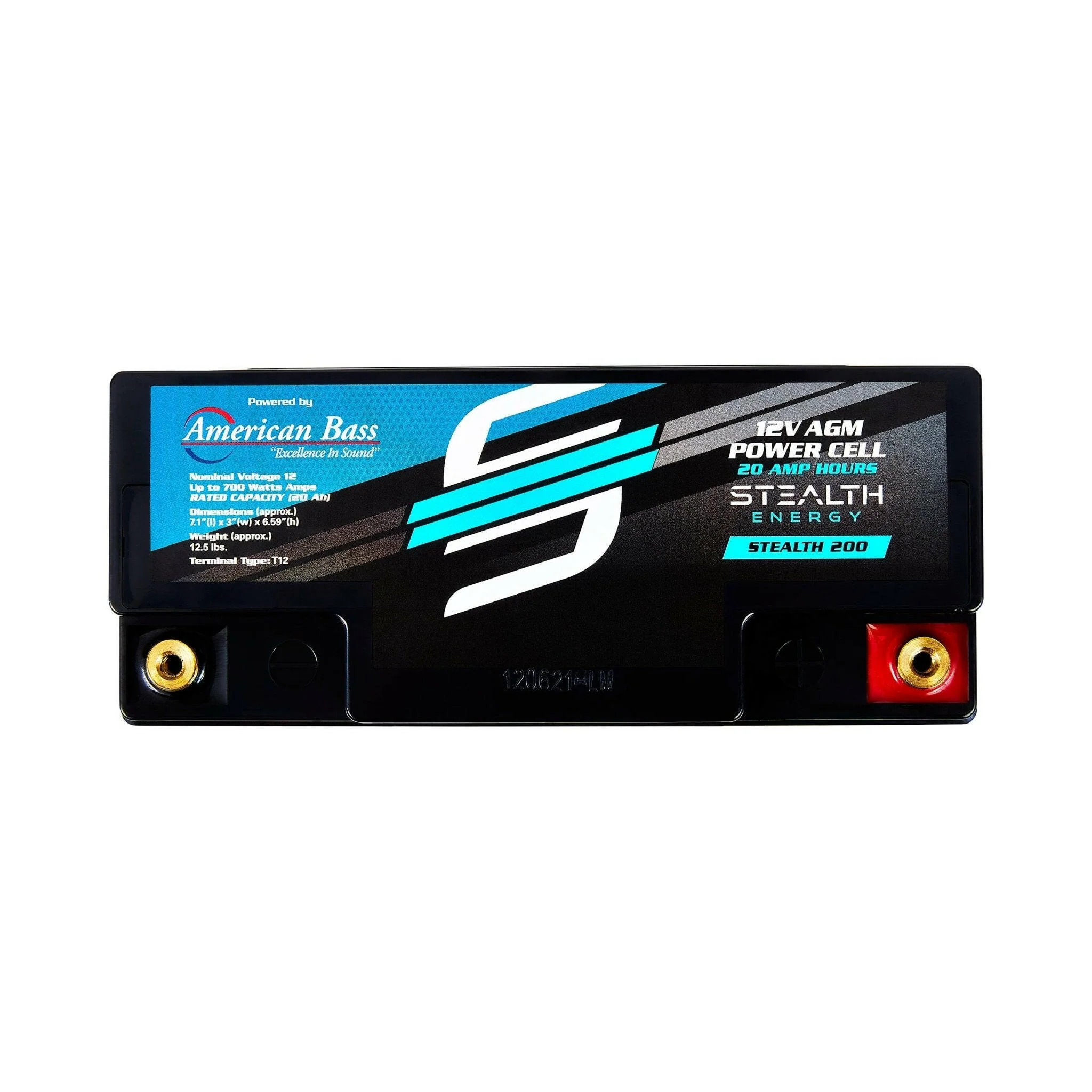 ST-200 American Bass Audio Stealth 200 | 20Ah AGM Battery | Maintenance-Free, Sealed Power for Car Audio & More - Image 3