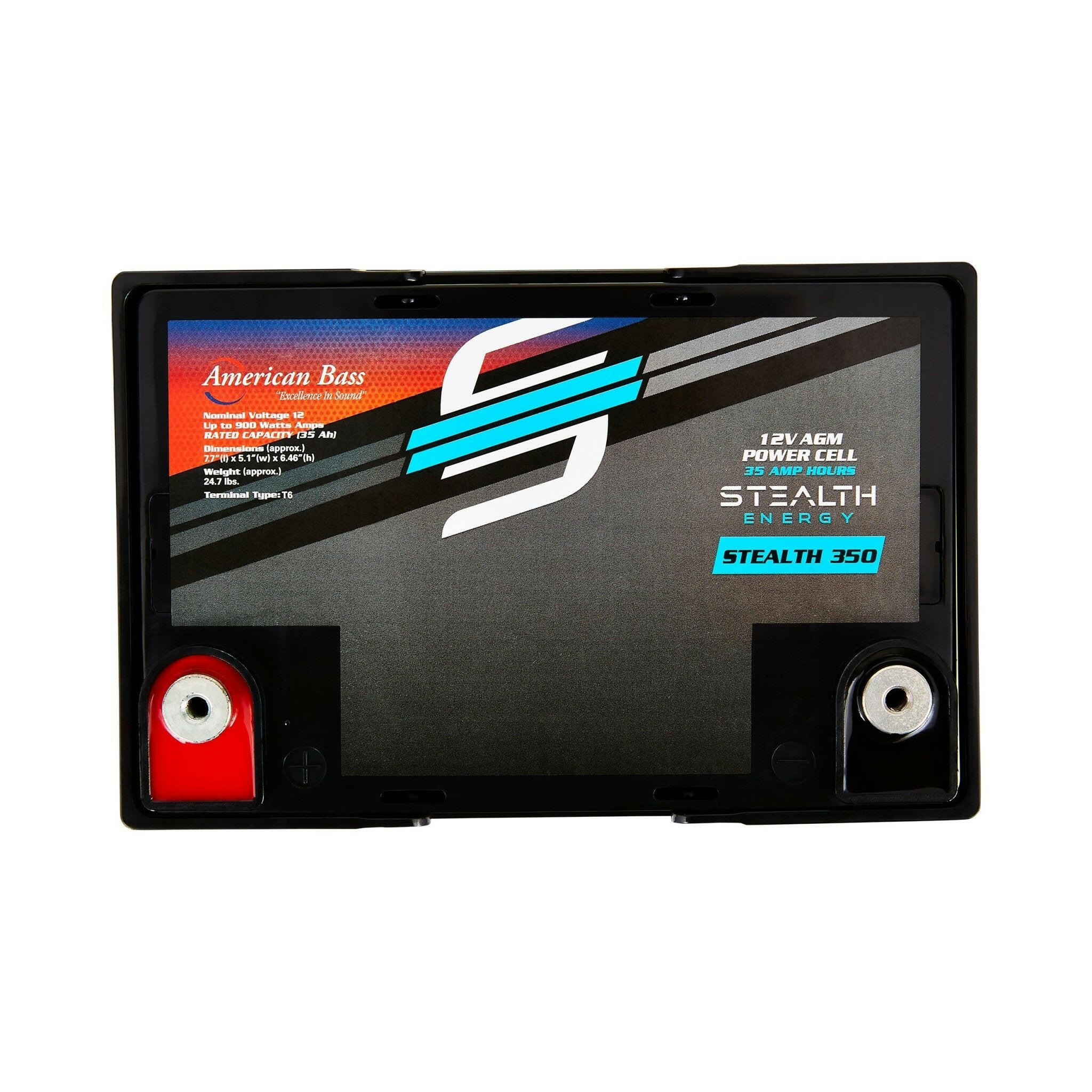 ST-350 American Bass Audio Stealth 350 | 35Ah AGM Battery | Maintenance-Free, Sealed Power for Car Audio & More - Image 3