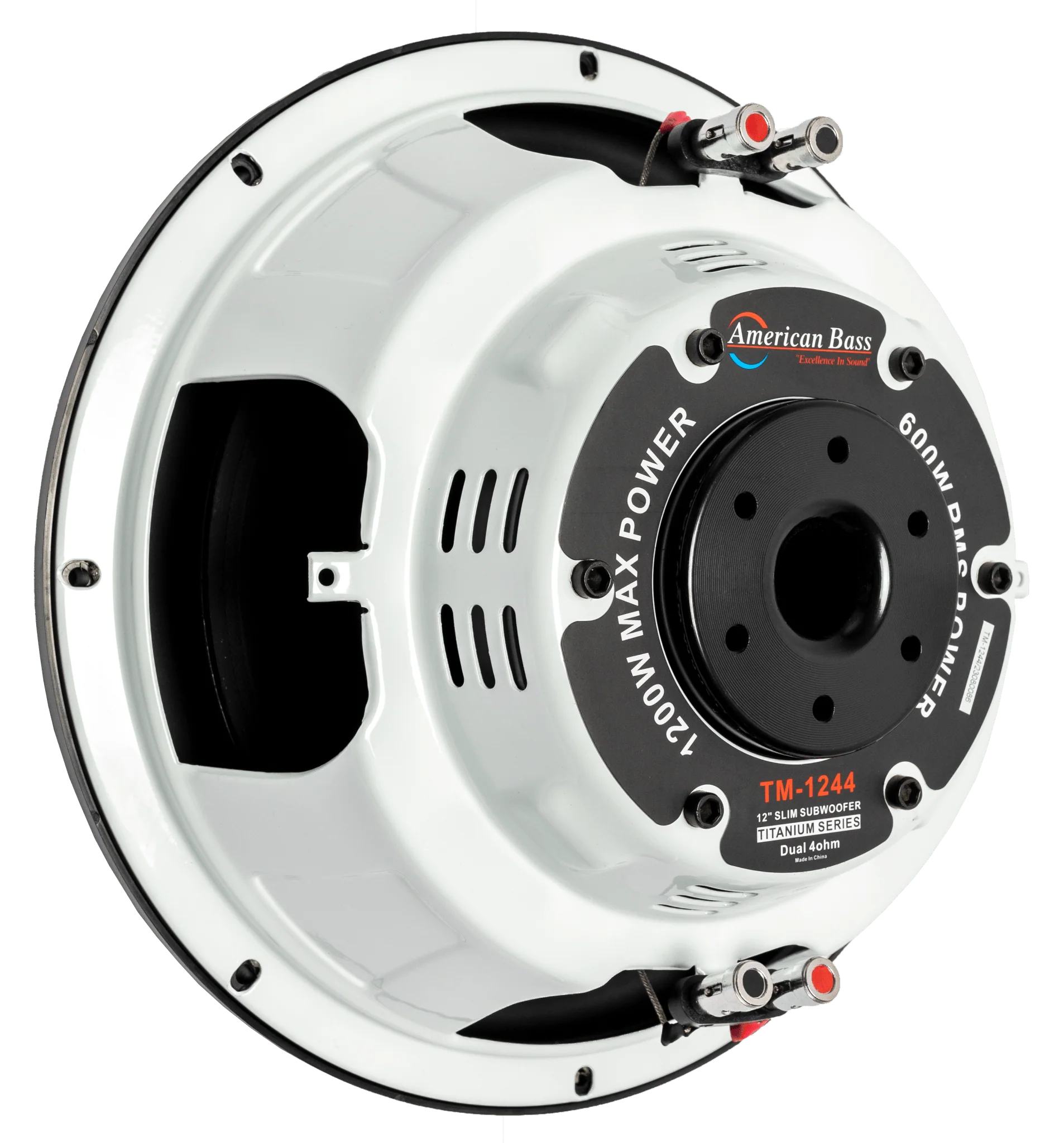 Titanium 12″ Car Subwoofer | 500 Watts RMS | Dual Voice Coil 4 Ohm (Shallow Mount) - Image 4