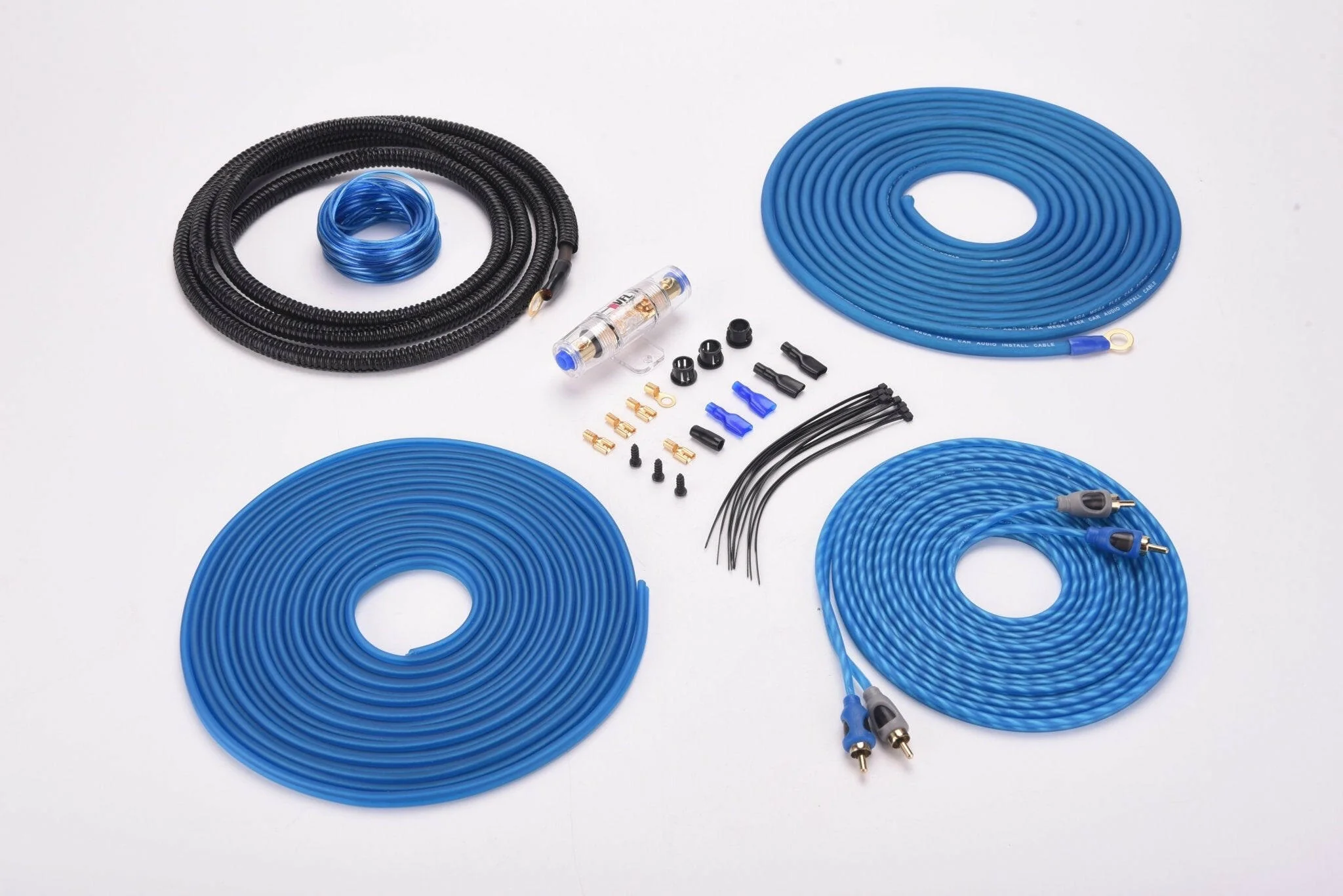 VFL 8 Gauge Complete OFC (Oxygen Free Copper) Amplifier Wiring Kit - High Power Car Audio Amp Install Kit with Power, Ground & RCA Cables - Image 4