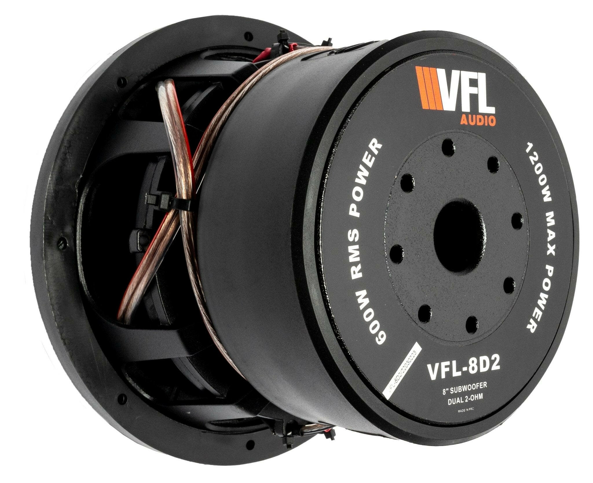 VFL 8″ Car Subwoofer | 600 Watts RMS | Dual Voice Coil 2 Ohm or 4 Ohm - Image 4