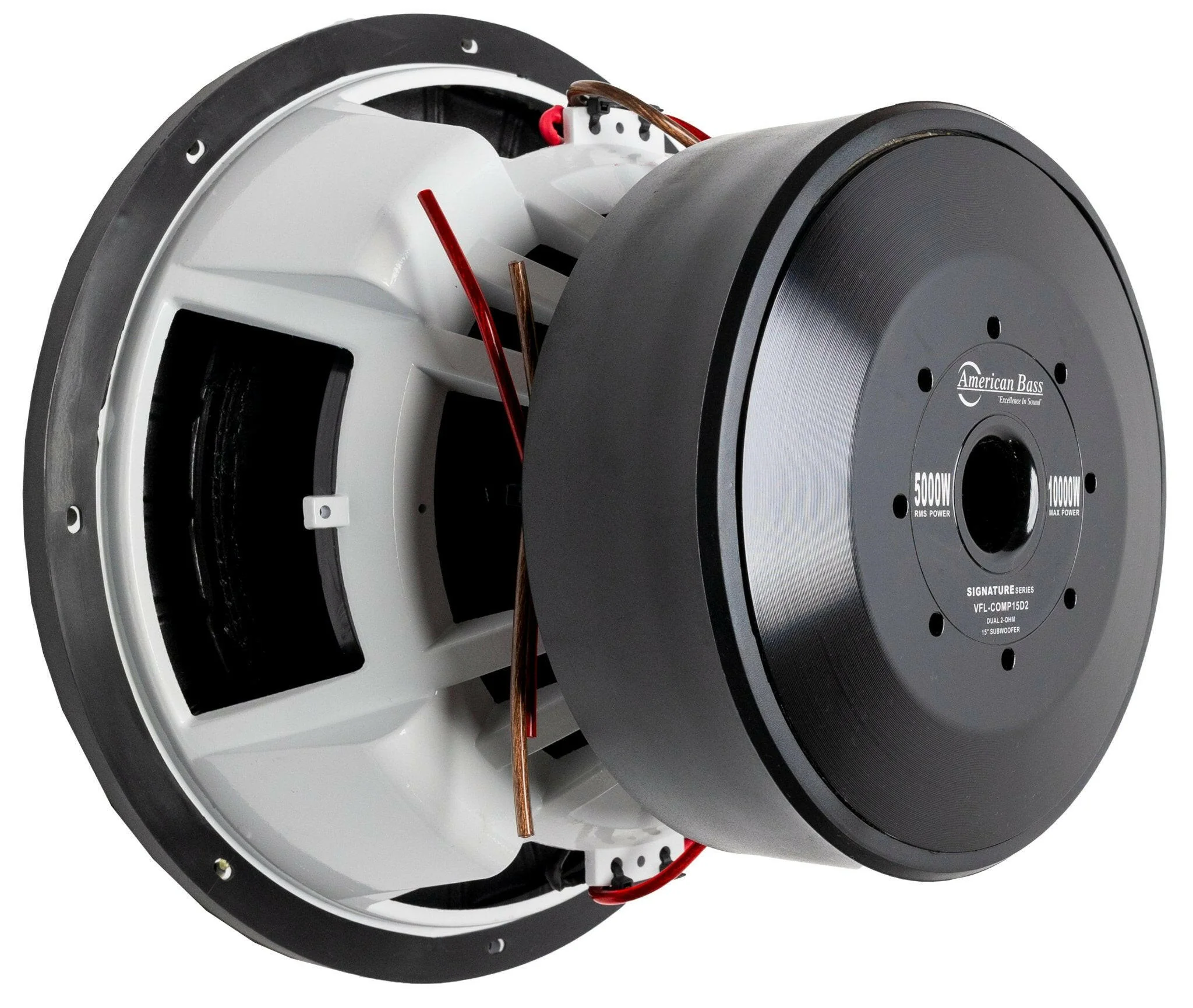 VFL Comp Signature 15″ Car Subwoofer | 5000 Watts RMS | Dual Voice Coil 1 Ohm or 2 Ohm - Image 4