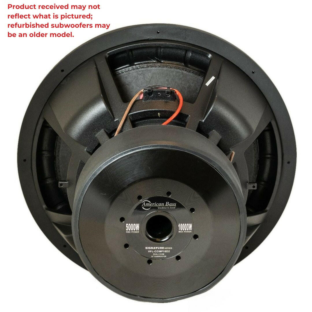 VFL Comp Signature 18" Subwoofer Refurbished - Image 3