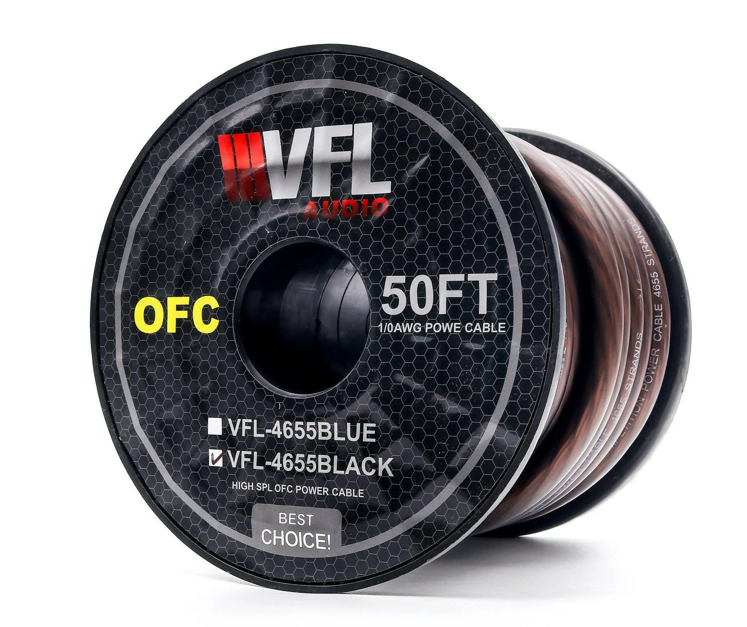 VFL 1/0 Gauge OFC Wire 50ft Roll - Image 3