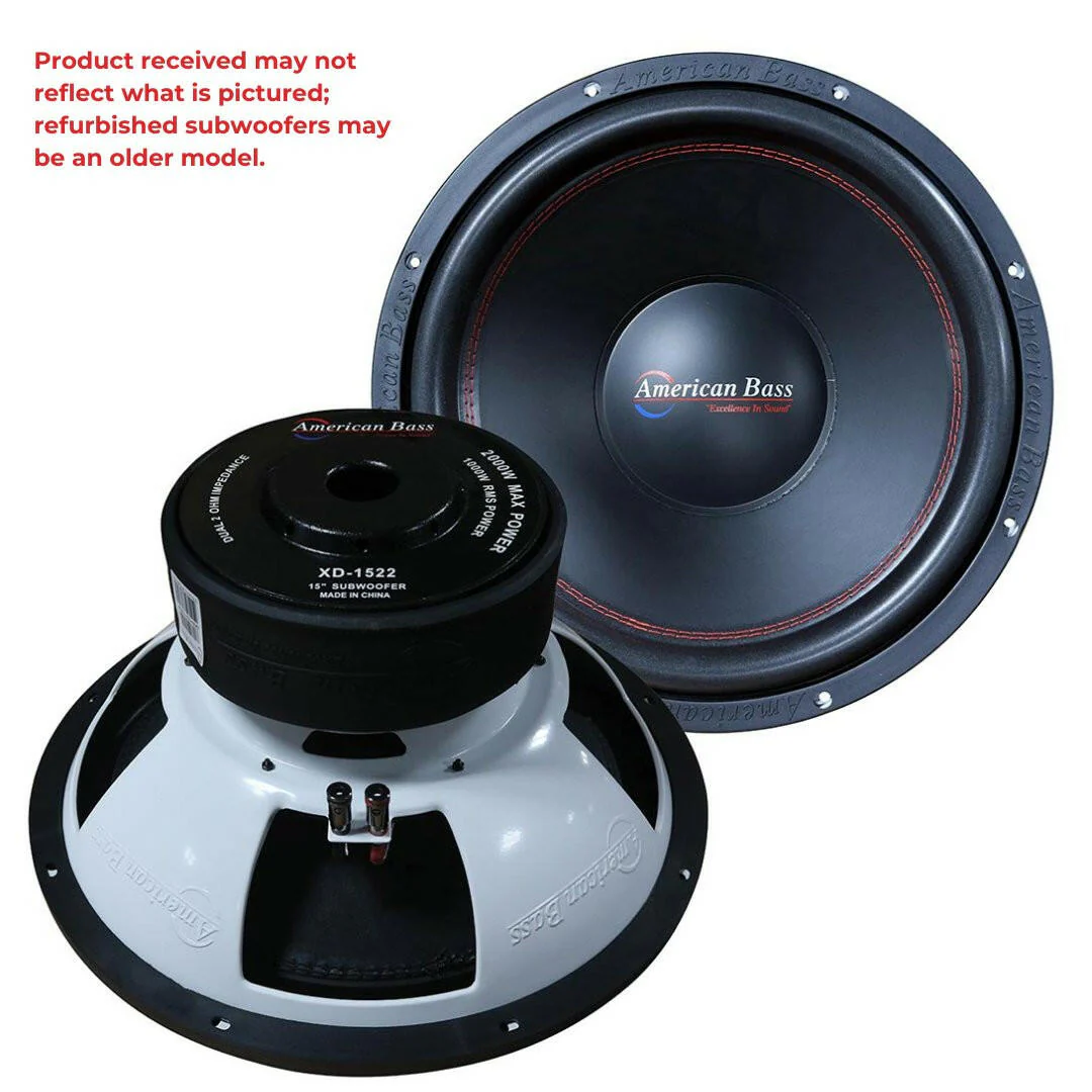 XD 15" Subwoofer Refurbished - Image 3