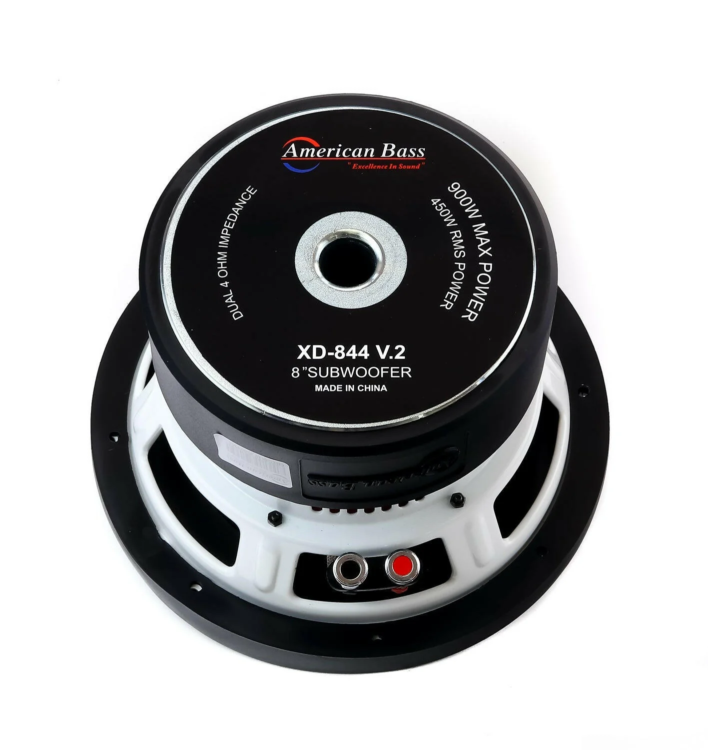 XD 8″ Car Subwoofer | 450 Watts RMS | Dual Voice Coil 4 Ohm - Image 2